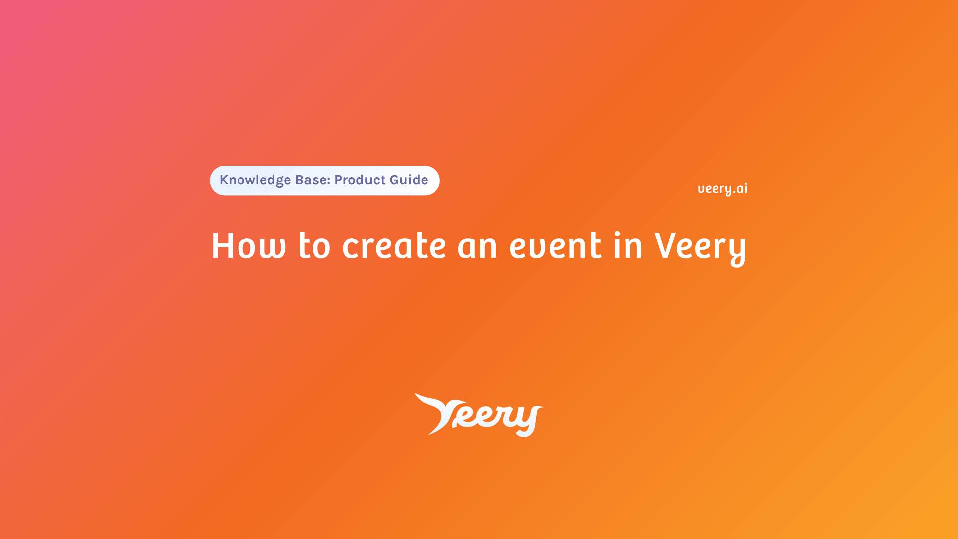 How to create an email in Veery